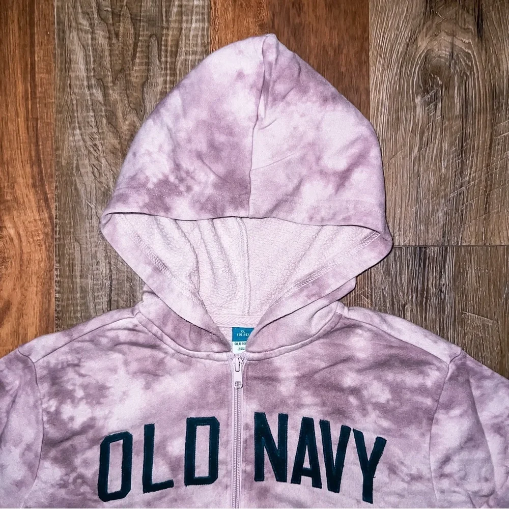 Old Navy Girls Tie Dye Logo Hoodie, Size XL (14-16)